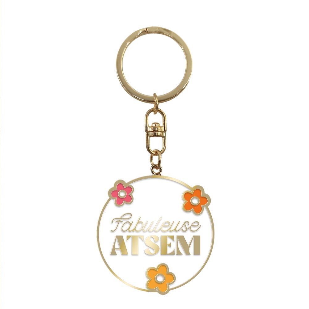 Porte Clé "Atsem Fabuleuse"