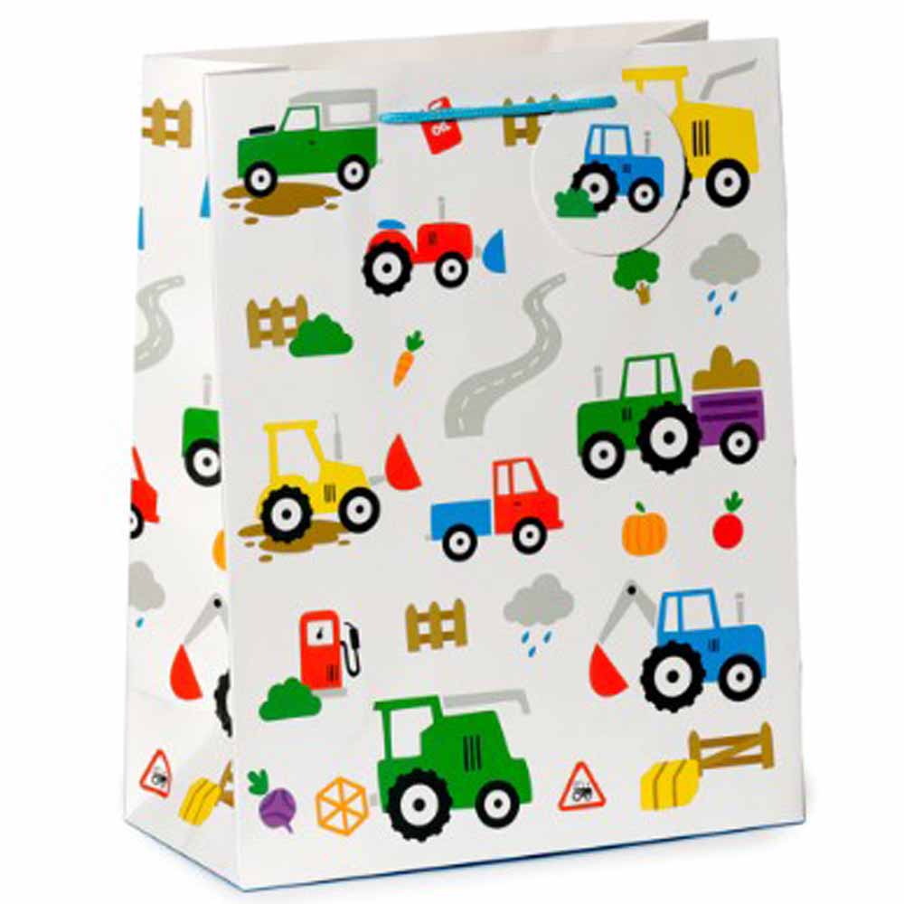 Sac cadeau tracteur