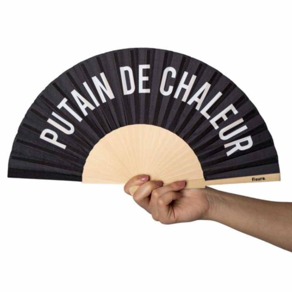 Eventail P***** de chaleur Noir