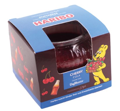 Bougie parfumée Haribo 85g Cerise Cola