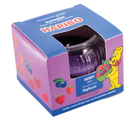 Bougie parfumée Haribo 85g Berry Mix