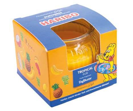 Bougie parfumée Haribo 85g Tropical fun