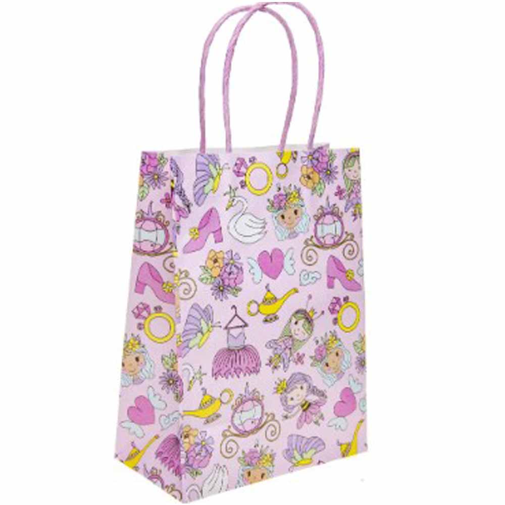 Sac cadeau en papier princesse