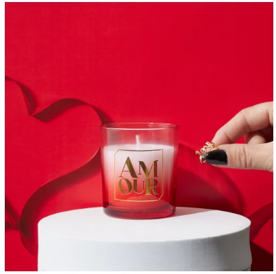Bougie parfumée bijou bague amour
