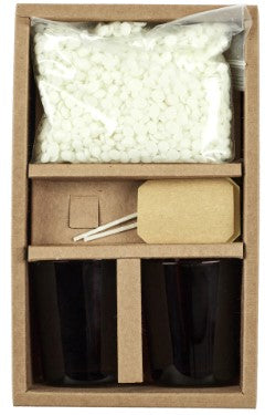 Bougie x2 coffret à confectionner cire soja