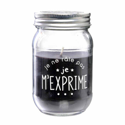 Bougie parfumée bocal humeur