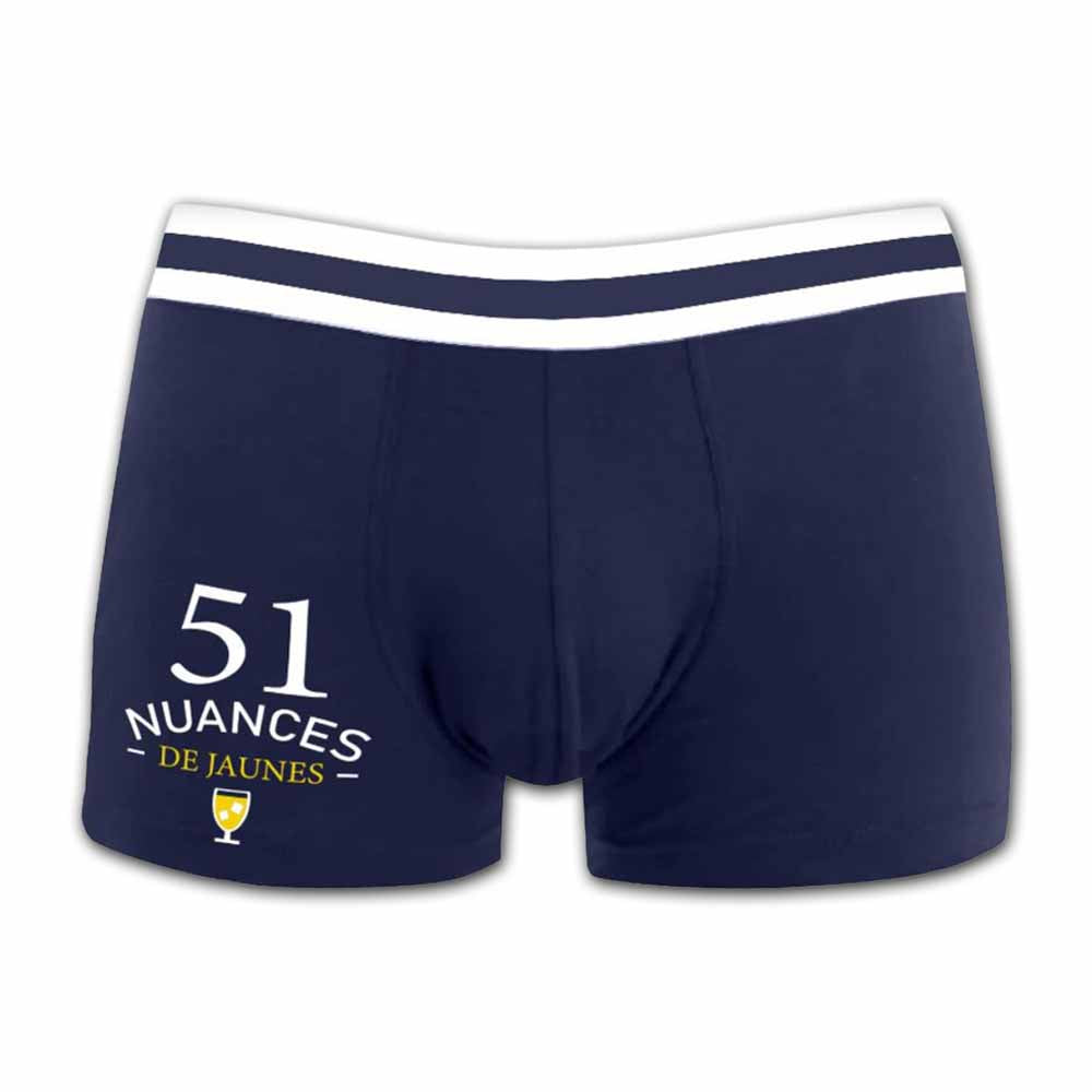 BOXER "51 NUANCES DE JAUNES"