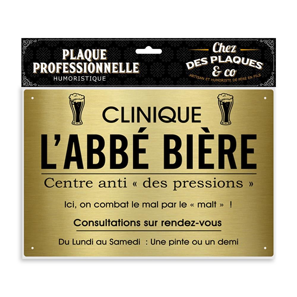 Plaque professionnel