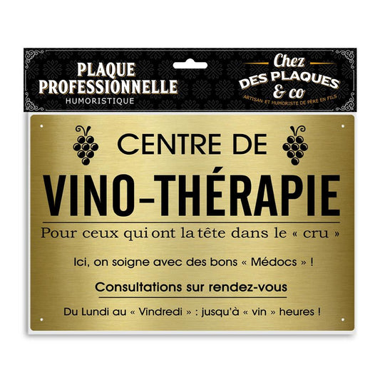 Plaque professionnel