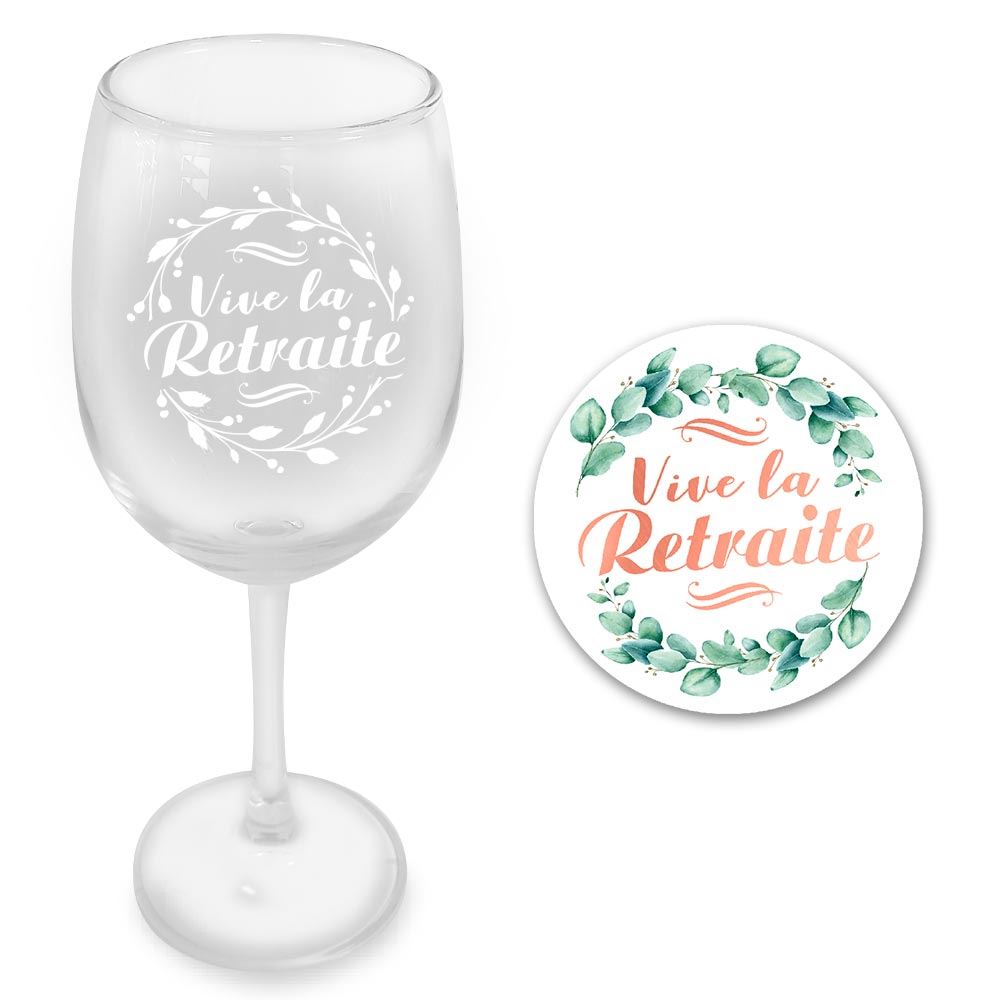 Verre à vin retraite