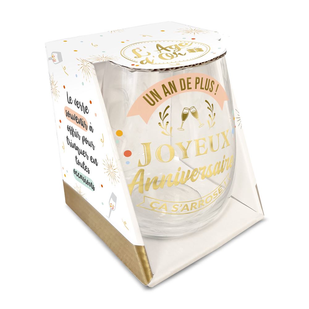 Verre anniversaire