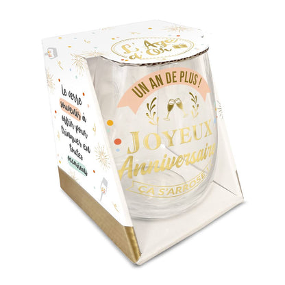 Verre anniversaire