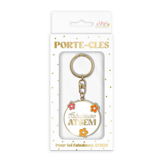 Porte Clé "Atsem Fabuleuse"
