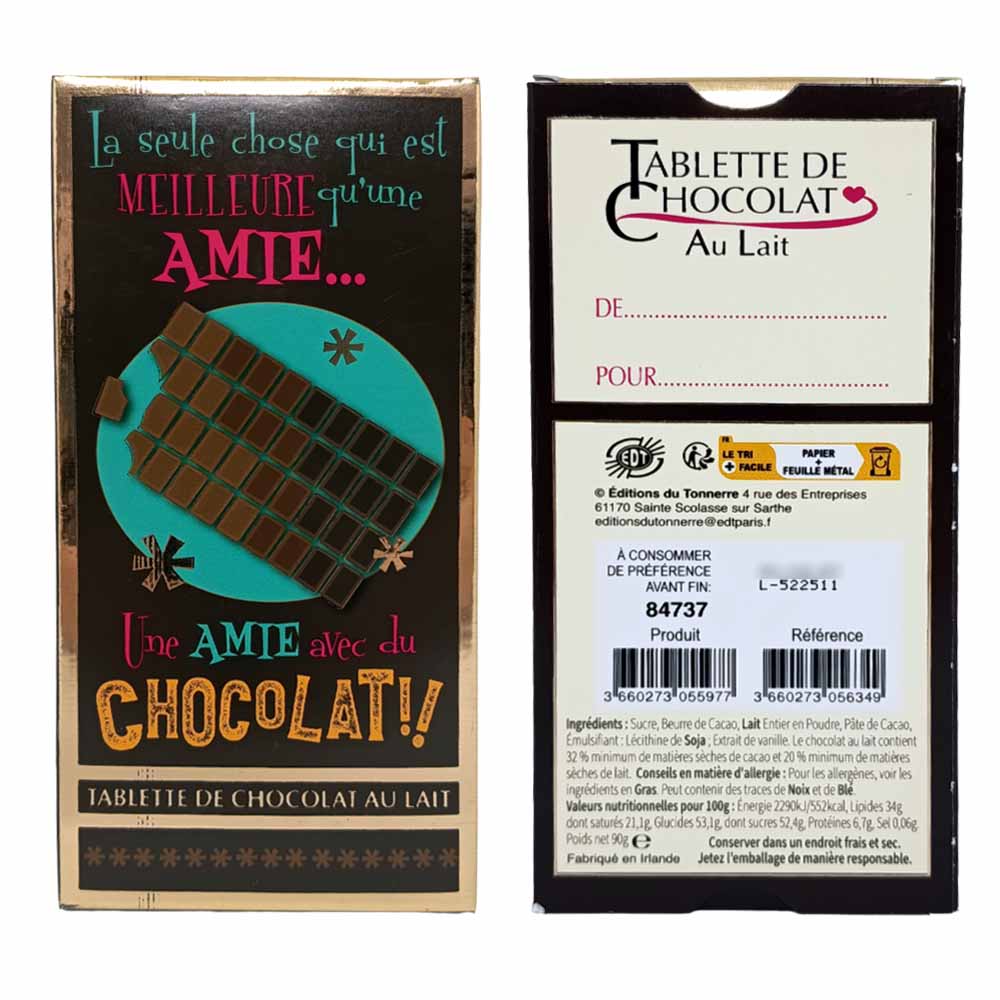Tablette de chocolat