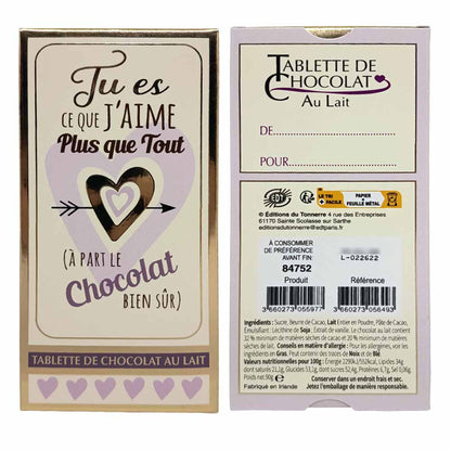 Tablette de chocolat