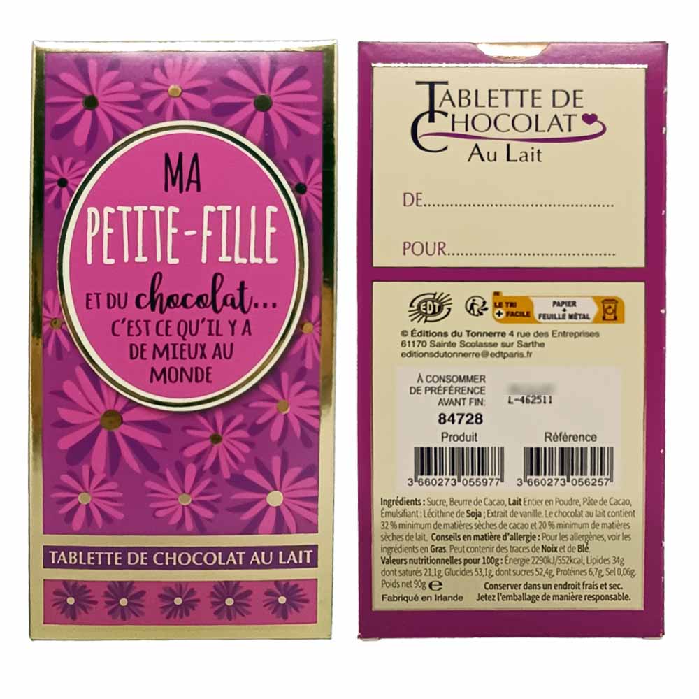 Tablette de chocolat