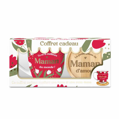 COFFRET CADEAU TASSE MEILLEURE MAMAN