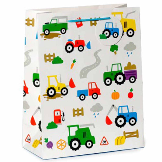 Sac cadeau tracteur