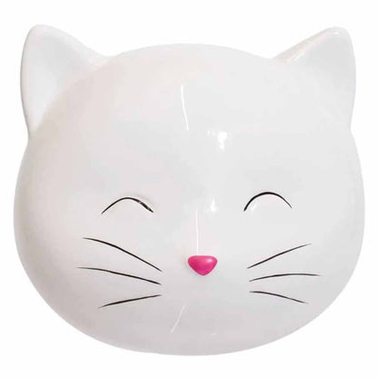 Tirelire chat h12.2cm 2-fois assorti