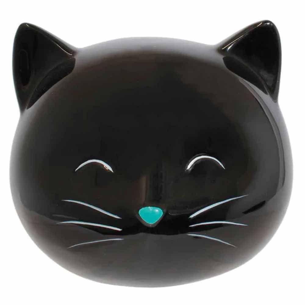Tirelire chat h12.2cm 2-fois assorti