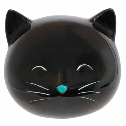 Tirelire chat h12.2cm 2-fois assorti