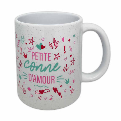 MUG A PAILLETTES PETITE CONNE