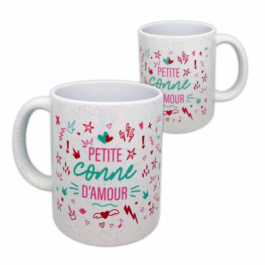 MUG A PAILLETTES PETITE CONNE
