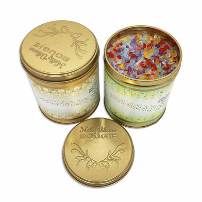 Bougie ronde boite alu