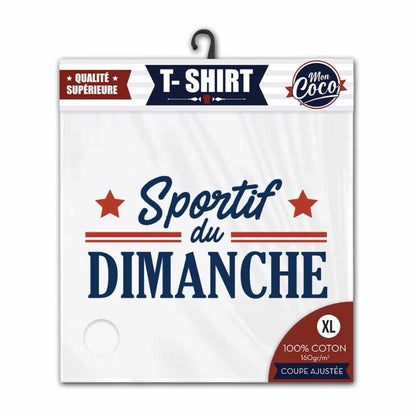 T SHIRT COCO "SPORTIF DIMANCHE"