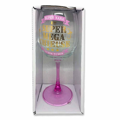 Verre à vin anniversaire
