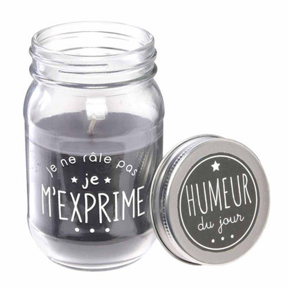 Bougie parfumée bocal humeur