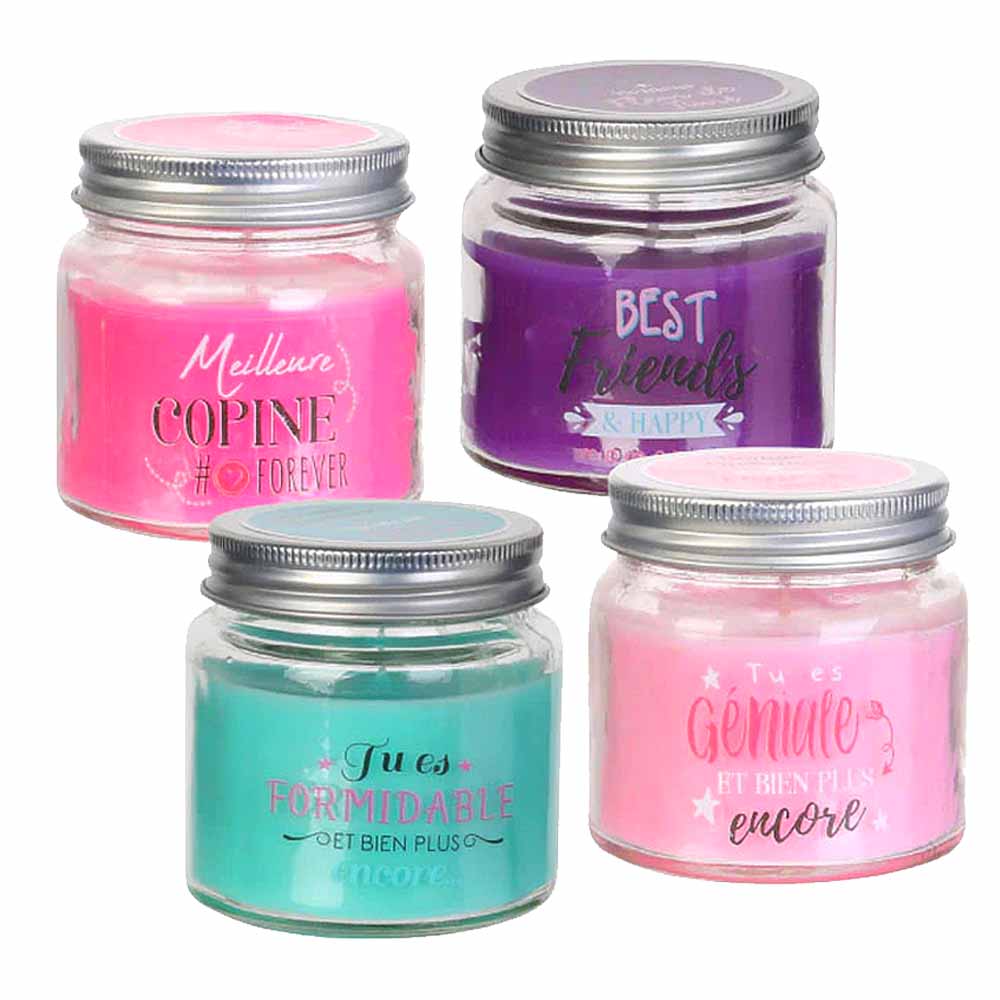 Bougie parfumée pot amitié