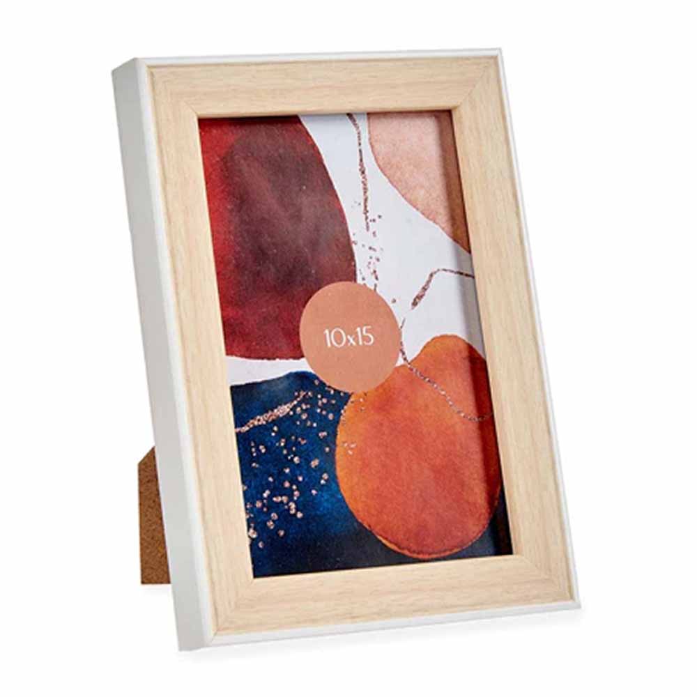 Cadre photo en bois/blanc