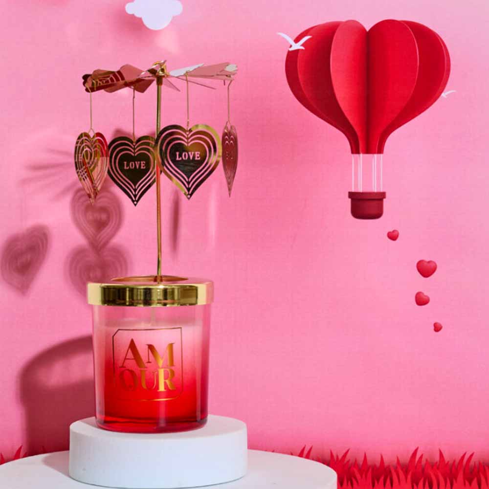 Bougie parfumée carrousel amour