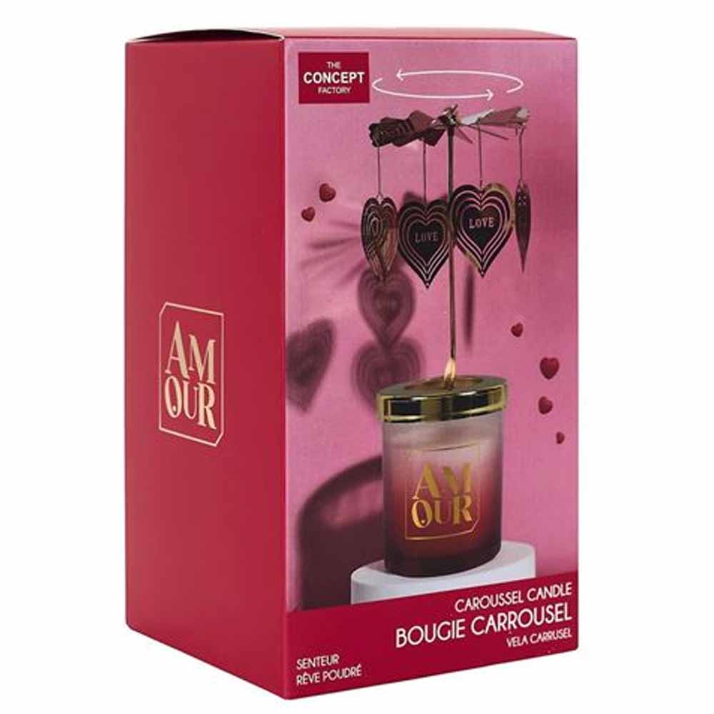 Bougie parfumée carrousel amour