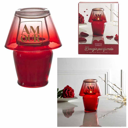 Bougie parfumée lampe amour