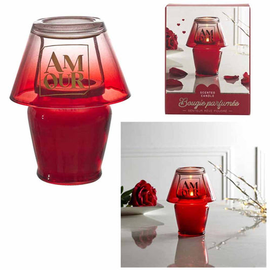 Bougie parfumée lampe amour
