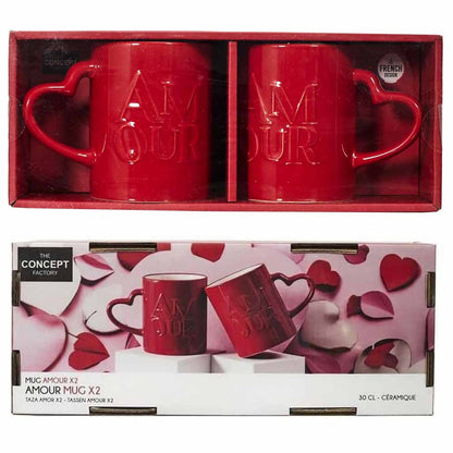 Mug amour x2