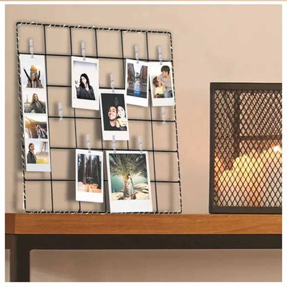Grille photo led avec pinces