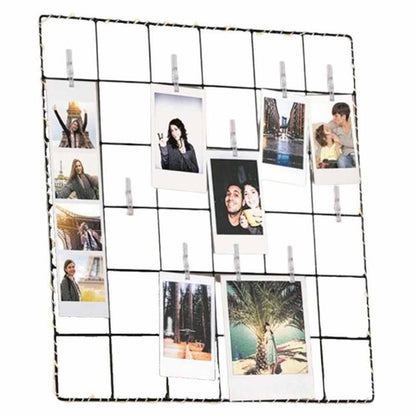 Grille photo led avec pinces