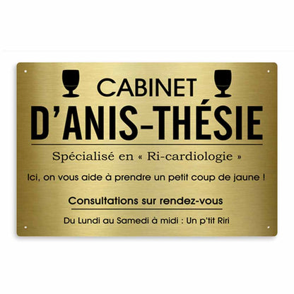 Plaque professionnel